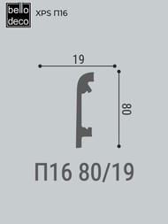 ������� ��������� � ��������� ������� Bello Deco XPS � 16 (19�2000�80) �����, 00-00108102 (��.)