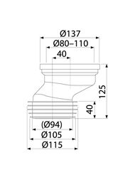 �������� ��� ������� 40 �� Alcaplast ��������������� A991-40