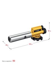 Газовая горелка ЗУБР ГПМ-800 цельнометал. с пъезоподжигом, на баллон с цанговым соединением 55550 — изображение 6
