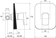 ��������� ��� ���� RAVAK 10� Free TD F 062.00 ����������, ������������� X070135