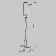 �������� ������ Maytoni Levity (������) TRA184SW-1B, 2 ��., ������