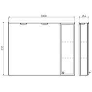 �������-���� COMFORTY ����-100 (1000�820�155) ���������, � ����������, ����� ������ 00003132226