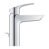 Смеситель для раковины Grohe EuroSmart 121 мм, с донным клапаном, однозахватный, хром 23322003