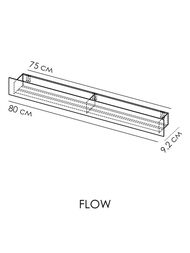 ����� FLOW Skyline Mono 800�92�90 ���������, 2 ������, ������ Fl-sky-m80-�