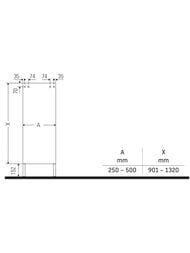  Duravit L-Cube 250-500901-1320200-363 , 3 ,  ,   LC1190R1818