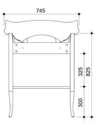 ������� ��� �������� Caprigo ����� 70 bianco 745�958�545 11511-Console B031G