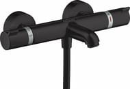 Смеситель Hansgrohe Ecostat Comfort 13114670 термостатический для ванны, настенный, черный матовый