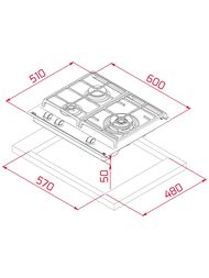 ������� �������� ������ TEKA Total GZC 63310 XBN BLACK (600�510) ��������������, ������