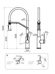 ��������� ��� ����� Omoikiri Makkari 2 Plus-SB-LG-BL ������� ������, ���� ��� �������� ���� 4994496