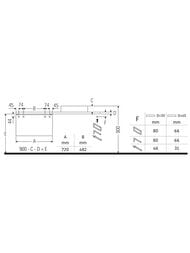      Duravit L-Cube 720400547 2 ,   LC581602222