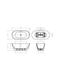 ����� ��������� BelBagno BB701-1500-730-K (1500�730�580) ���������������, �����