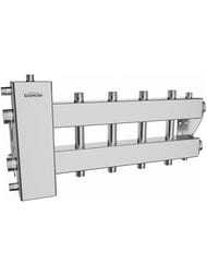 Балансировочный коллектор Gidruss BMSS-150-5DU до 150 кВт, 1 1/2", 2+2 контура + бок.контур, нерж — изображение 2