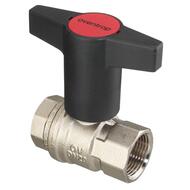 Кран шаровый Oventrop Optibal 1/2"ВВ DN-15 полнопроходной, 16 бар, латунь, удлинен.ручка, 1077104