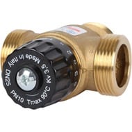 Термостатический смес. клапан STOUT для систем отопления и ГВС 1 1/4" НР 30-65°С KV 3.5,центр.смеш