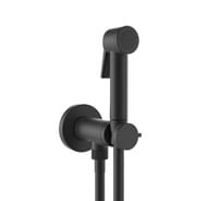 Гигиенический душ Bossini Paloma Flat E37015B.073 с прогрессивным смесителем, цвет: черный матовый