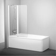 Шторка на ванну RAVAK 10CVS2-100 L (990х1500) левая, профиль белый, стекло Transparent