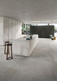 Керамогранитная плитка LAMINAM Calce Grigio (1000х3000х3,5) бетон, серая LAMF006376 (кв.м.)