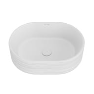 Раковина KERAMA MARAZZI AMAREMARE Artbasin Sabbia накладная, 500х366х180, белая мат. SA.wb.50\WHT.M