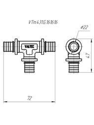  VALTEC , 161616,  CW614N, VTm.431.G.161616
