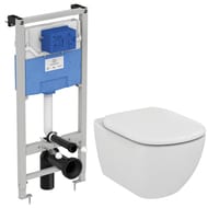 Инсталляция Ideal Standard ProSys + Унитаз TESI Rimless + сиденье микролифт T355101PT15