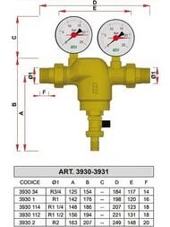  FAR 3/4"   , 300,  , , Max: 95 C, 25 , FA 3930 34