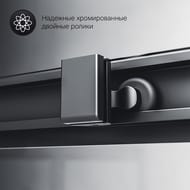 Душевое ограждение AM.PM Gem S Square Slide 90x90, стекло прозрач., профиль чер. мат. W93G-403-090BT
