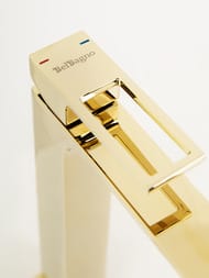 Смеситель на раковину BelBagno LUCE LUC-LMC-ORO-W0 высокий,однозахватный,без донного клапана, золо — изображение 5