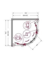  BelBagno Marino (9009001950) R-2-90-C-Cr  ,  