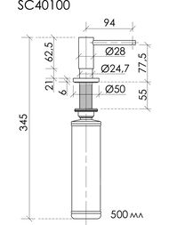 ������� ��� �������� ����� Sancos, ����� 500 ��, ���� SC40100CH