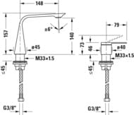    Duravit D.1 M , -,  D11120002010