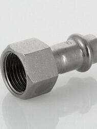 Пресс соединитель VALTEC 22х1/2"В, нерж. сталь, VTi.902.I.002204