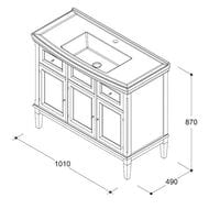 ����� ��� �������� Caprigo ������� 100 bianco antico 1021�886�572 ��� ���������� 10416-011