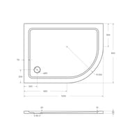     CEZARES (120090035)  TRAY-M-RH-120/90-550-35-W-L