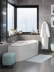 Ванна акриловая VAGNERPLAST SELENA 160 R (1600х1050х430) угловая, правая VPBA163SEL3PX-04