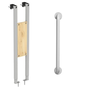 Инсталляция Ideal Standard ProSys + Поручень опорный прямой 60см, труба 35мм белый R010567+S6454AC