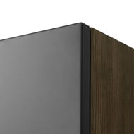 Шкаф-колонна AQUATON Терра 1A247503TEKA0 350x200x850 1 створка, открытые полки, дуб кантри/антрацит
