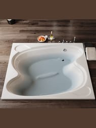 Ванна акриловая VAGNERPLAST HELIOS 194 (1940х1700х520) нестандартная, белая VPBA197HEL2X-04