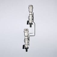 Коллекторная группа VALTEC  3 выхода, 1"х3/4" без расходомеров, нержавеющая сталь VTc.588.EMNX.0603