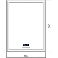 ������� Silver Mirrors ���� (600�800) LED-���������, ������, ���, �������� ��-00001940