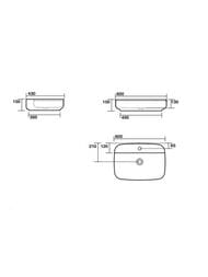 �������� ��������� Kerasan Tribeca 514001*1 600�430�150 � ���������� ��� ���������, �����