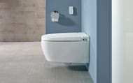 Унитаз подвесной Vitra V-Care Comfort с сиденьем,антибактериал. покр.,с функцией биде 5674B003-6194