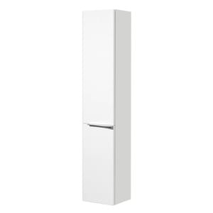 Шкаф-колонна AQUATON Беверли 1A235403BV01L 340x240x1600 левый, подвесной, 2 дверцы, белый глянец