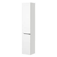Шкаф-колонна AQUATON Беверли 1A235403BV01L 340x240x1600 левый, подвесной, 2 дверцы, белый глянец