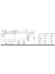      Duravit L-Cube 620400547 2 ,   LC581502222