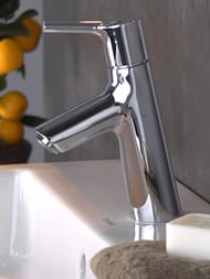 Смеситель Hansgrohe Talis S 72010000 для раковины, однорычажный, с донным клапаном, хром — изображение 2