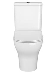 Унитаз-компакт Vitra Zentrum (355х610х830) ободковый, с сиденьем, белый 9012B003-7209