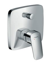 Смеситель Hansgrohe Logis 71405000 для ванны/душа, встраиваемый, однозахватный, наружная часть, хром