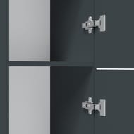 Шкаф-колонна AM.PM Gem подвесной, правый (300x320x1630) цвет: графит матовый M90CHR0306GM