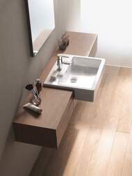 Умывальник встраив. до половины DURAVIT VERO 550х470х170 отверстие под смесит.,перелив 0314550000
