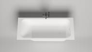 Ванна из искусственного камня Salini Orlanda Kit S-Sense 102112G 1800х800х600 глянцевая, белая